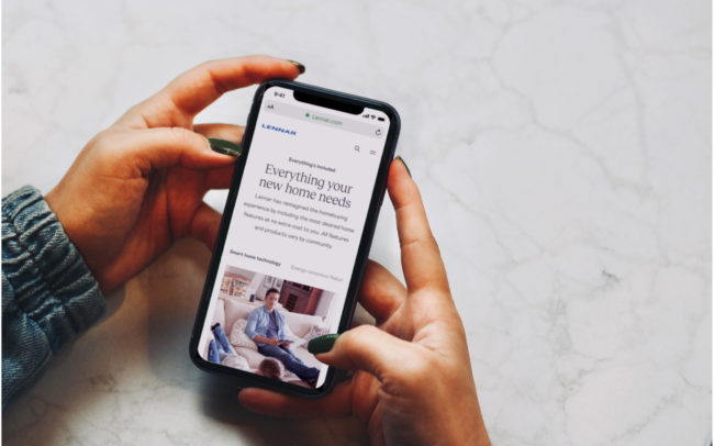 Lennar Website 2021